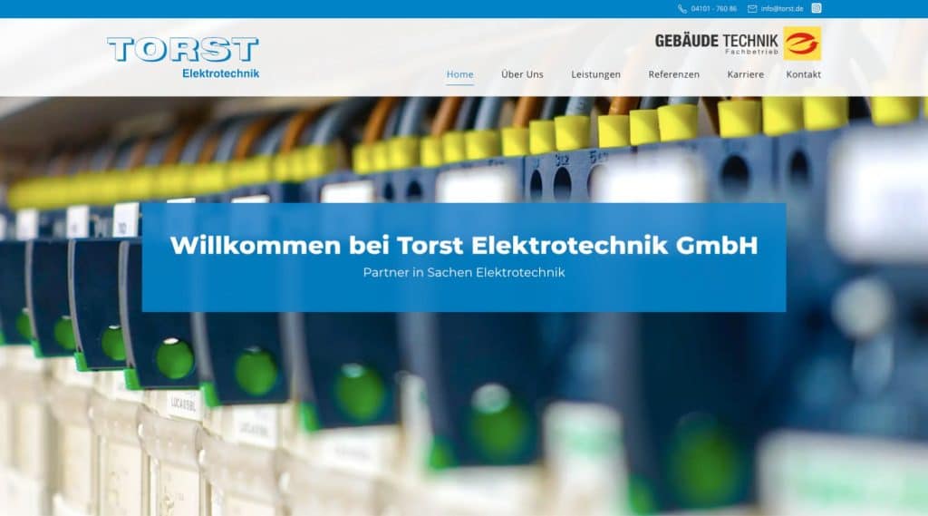 HGD Media GmbH Webdesign Referenzen für Elektrotechnik